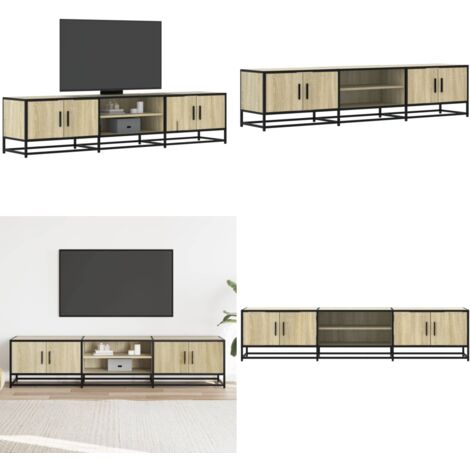 vidaXL TV-Schrank Sonoma-Eiche 180x35x41 cm Holzwerkstoff
