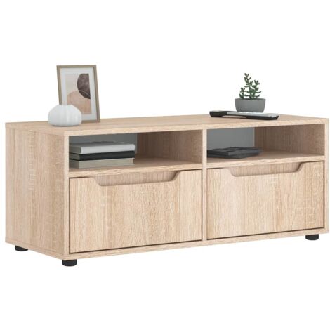 vidaXL TV-Schrank VISNES Sonoma-Eiche 100x40x38 cm Holzwerkstoff