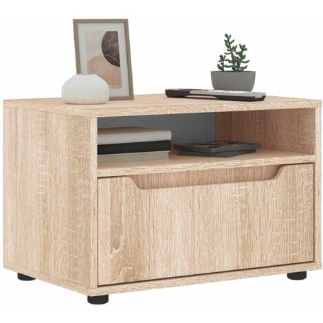 vidaXL TV-Schrank VISNES Sonoma-Eiche 60x40x38 cm Holzwerkstoff