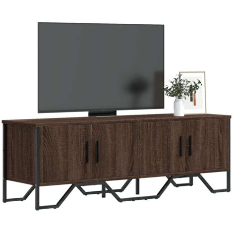vidaXL TV-Schrank Wildeiche 122x34x41 cm aus Holzwerkstoff