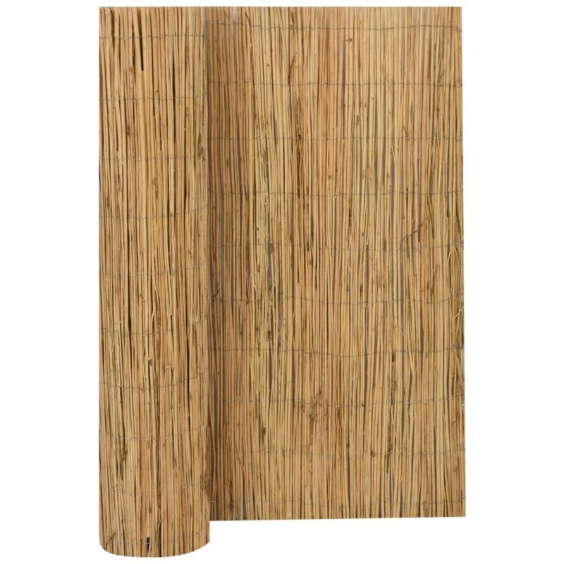 

vidaXL Valla cañizo de sauce 5x1,2 m - Marrón