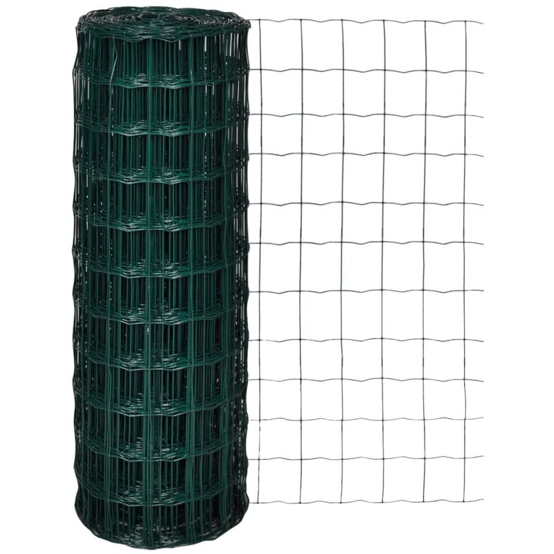 

Euro Valla de acero verde 10x1,7 m - Verde - Vidaxl