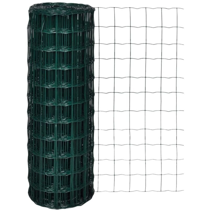 

Set de Euro Valla acero verde 25x1,7 m - Verde - Vidaxl