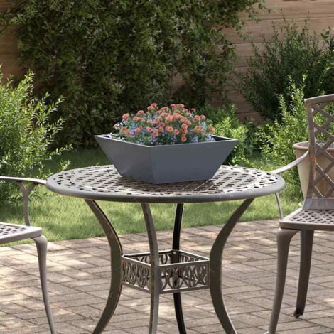 vidaXL Vaso da giardino Antracite 40 x 40 x 15 cm