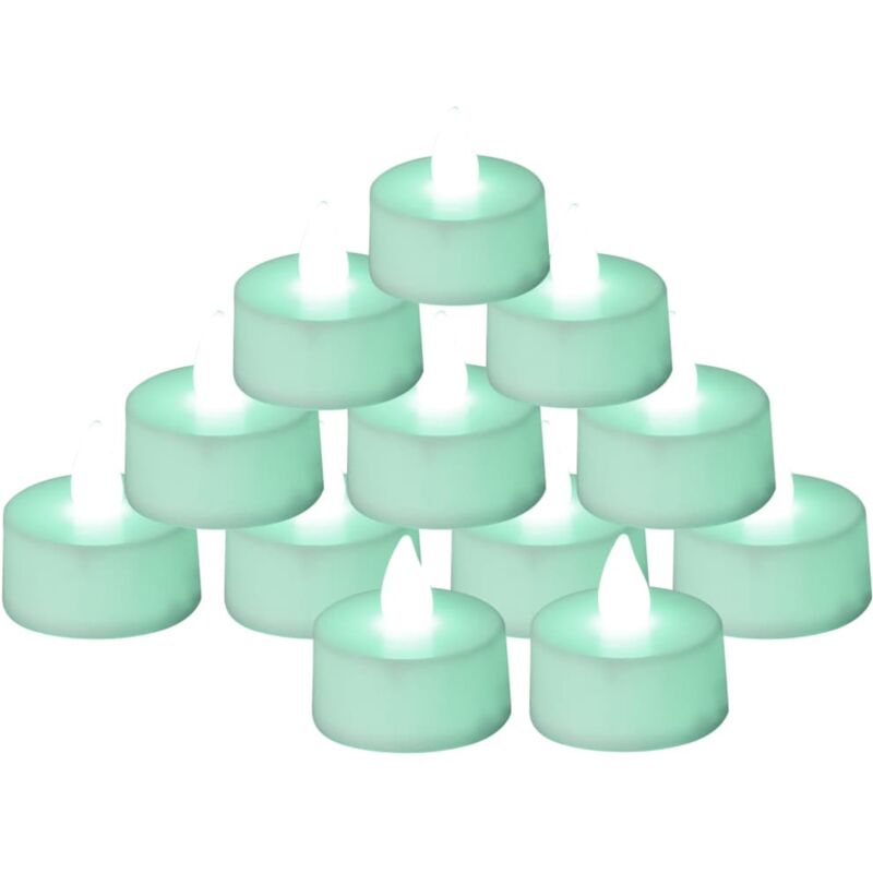 

Velas eléctricas sin llama LED 100 uds colores - Blanco - Vidaxl