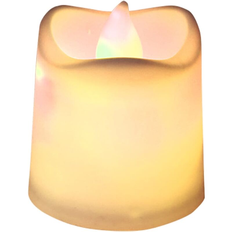 

vidaXL Velas eléctricas sin llama LED 12 uds blanco cálido - Blanco