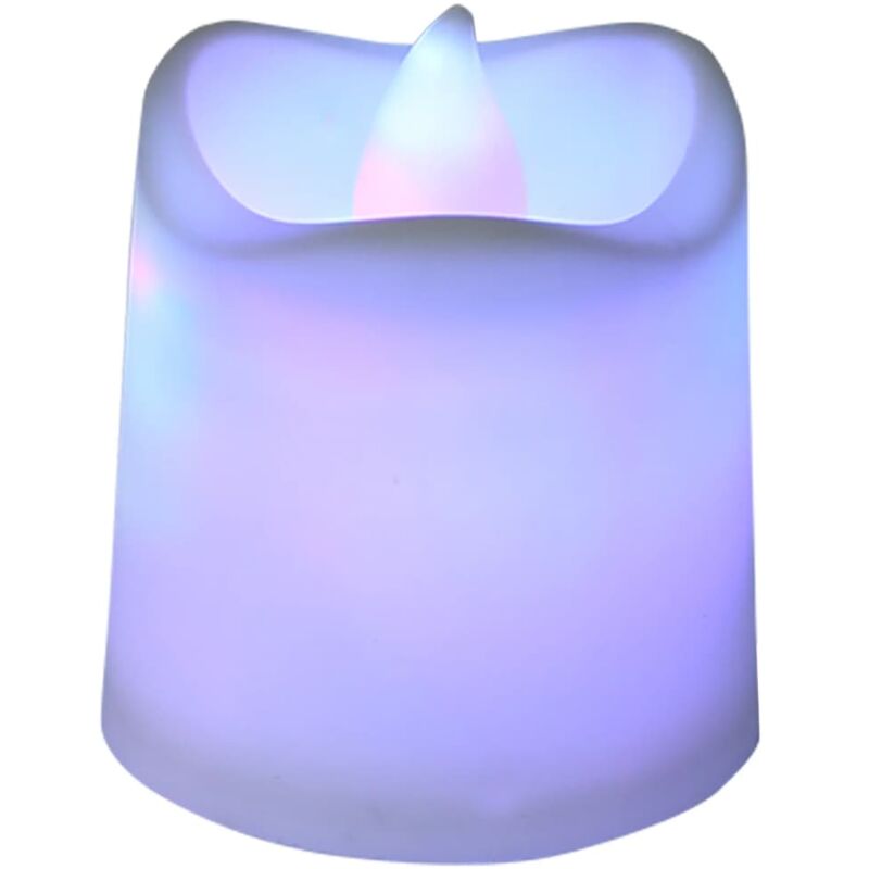 

vidaXL Velas eléctricas sin llama LED 12 uds colores - Blanco
