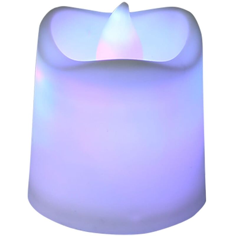 

vidaXL Velas eléctricas sin llama LED 24 uds colores - Blanco