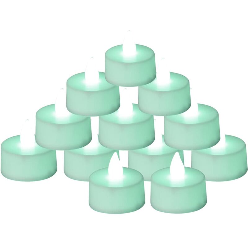 

vidaXL Velas eléctricas sin llama LED 50 uds colores - Blanco