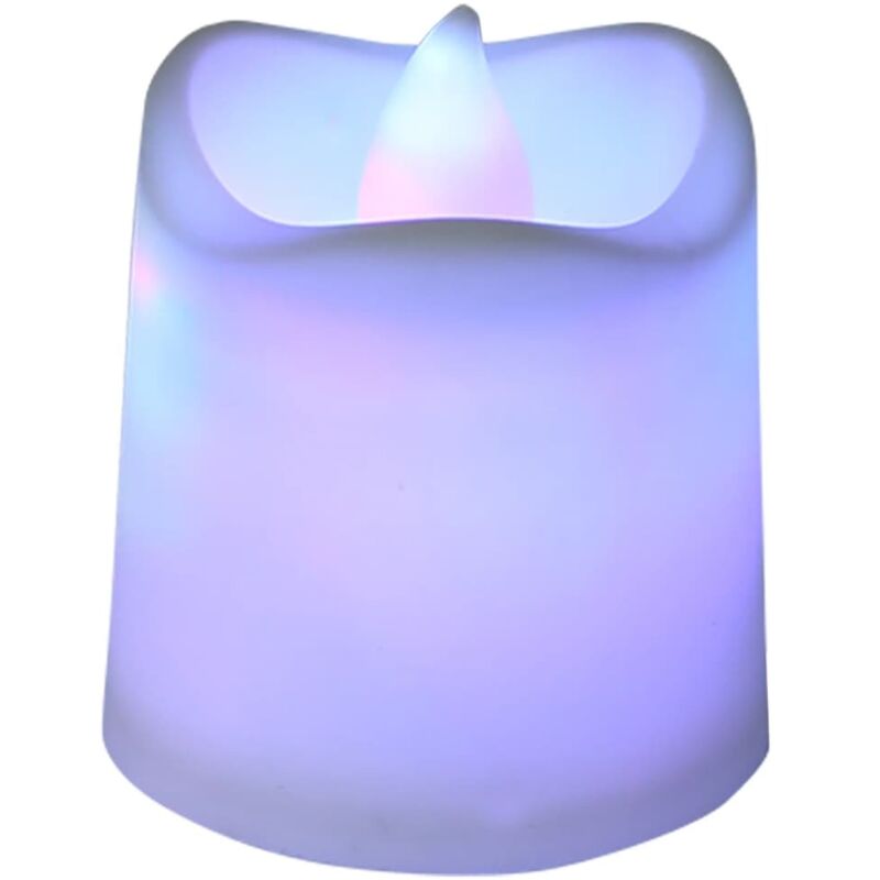 

vidaXL Velas eléctricas sin llama LED 50 uds colores - Blanco