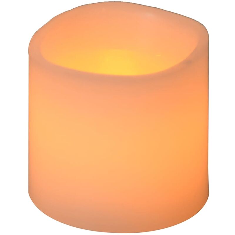 

vidaXL Velas eléctricas LED 12 uds blanco cálido - Crema