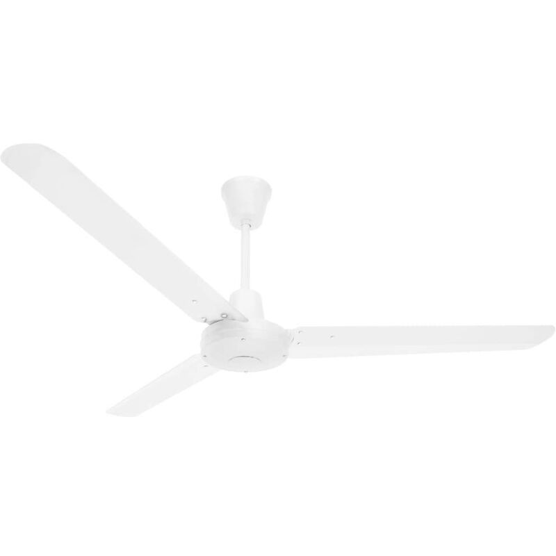 

vidaXL Ventilador de techo blanco 142 cm - Blanco