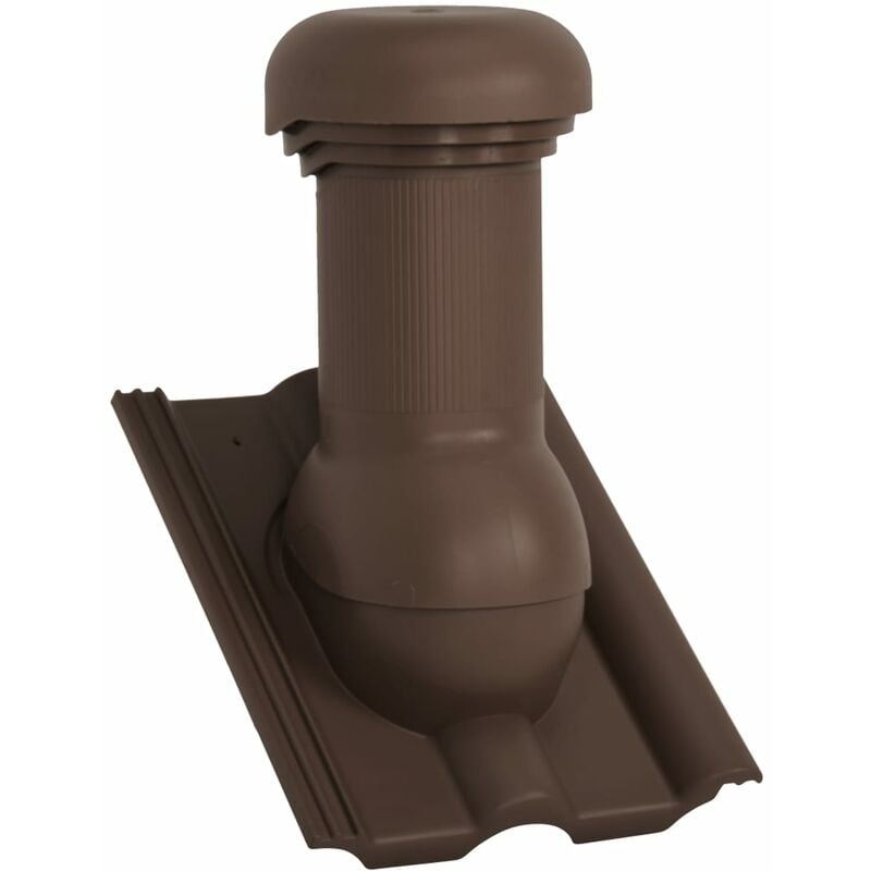 

vidaXL Ventilador de techo marrón