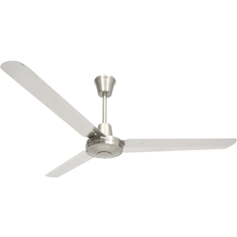 

Ventilador de techo plateado 142 cm - Plateado - Vidaxl