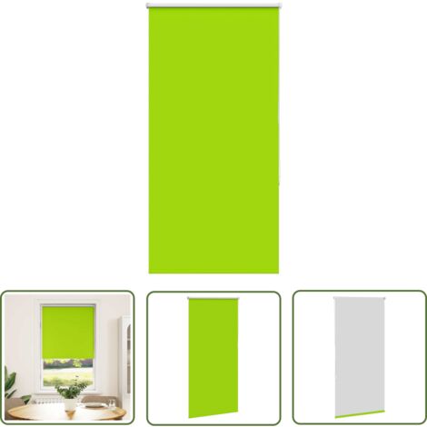 vidaXL Verdunkelungsrollo Grün 65x130 cm Stoffbreite 60,7 cm Polyester