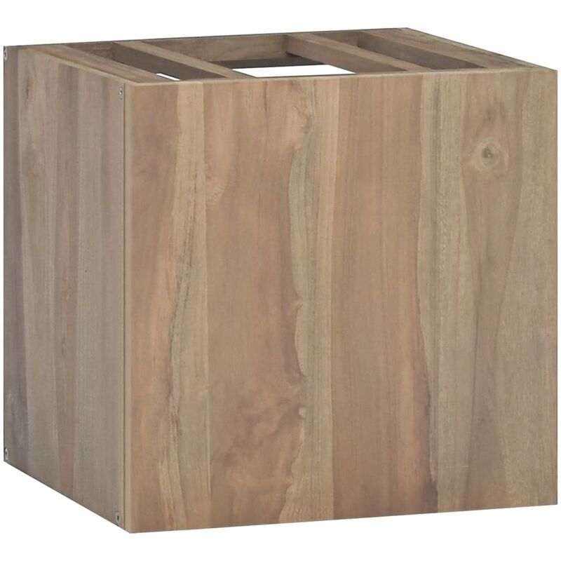 Wall-mounted Bathroom Cabinet 46x25.5x40 Cm Solid Wood Teak Vidaxl
