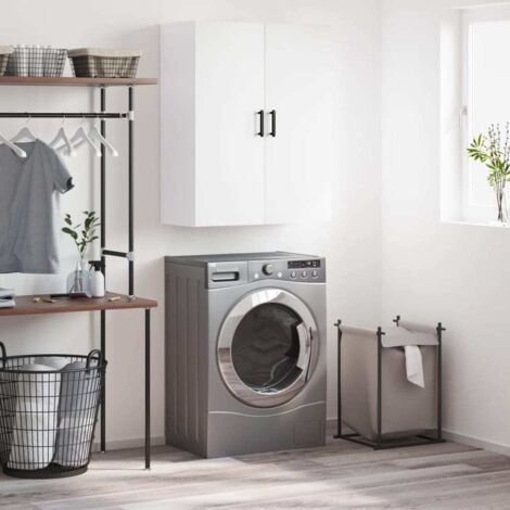vidaXL Wall Mounted Cabinet White 69,5x34x90 cm