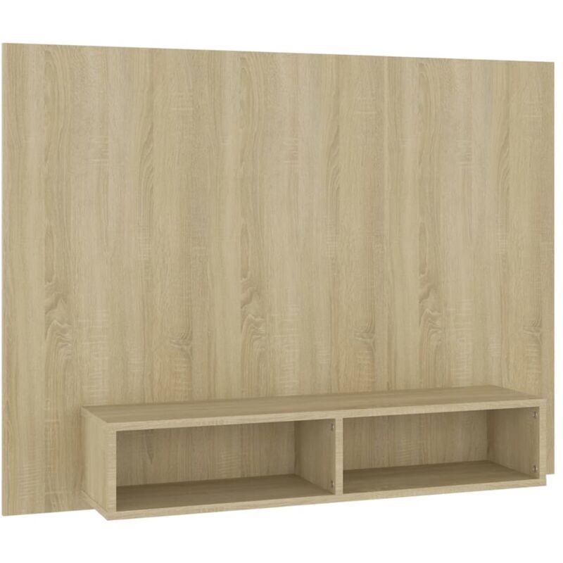Vidaxl - Wall Tv Cabinet Sonoma Oak 120x23.5x90 Cm Engineered Wood