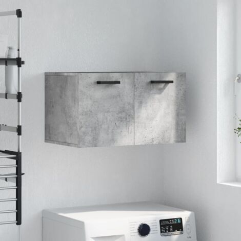 vidaXL Wandregal Beton Grau 60x36,5x35 cm Ingenieurholz
