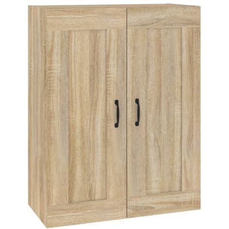 vidaXL Wandregal Sonoma Eiche 69,5x32,5x90 cm