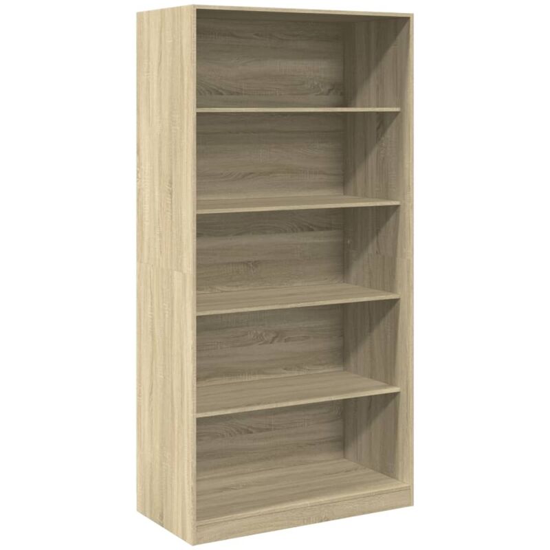 Wardrobe Sonoma Oak 100x50x200 Cm Engineered Wood Vidaxl