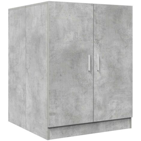 main image of "vidaXL Washing Machine Cabinet Concrete Grey 71x71.5x91.5 cm"