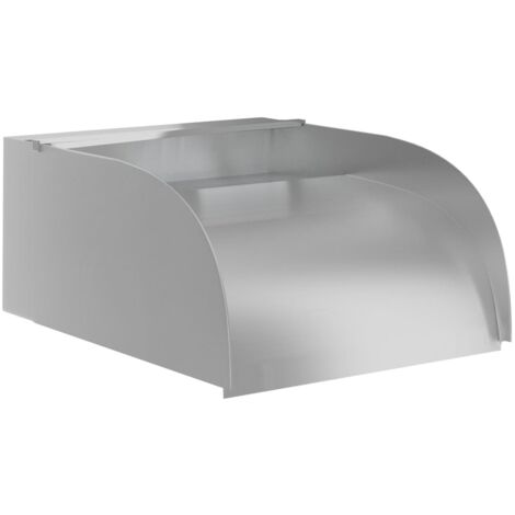 vidaXL Wasserfall mit LEDs 30x34x14 cm Edelstahl 304