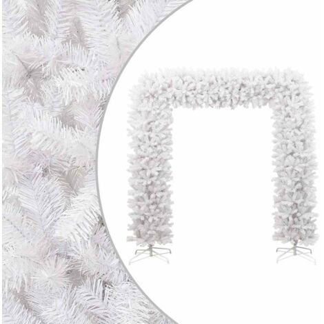vidaXL Weihnachtsgirlande Weiß 240 cm