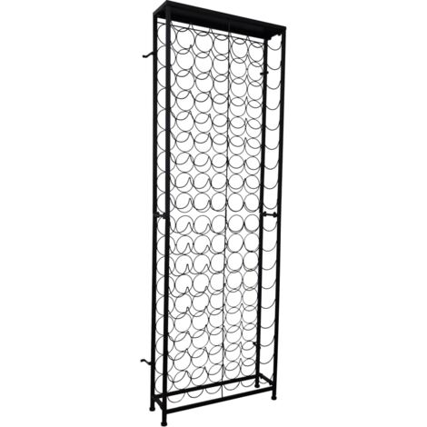 vidaXL Wine Rack for 108 Bottles Metal