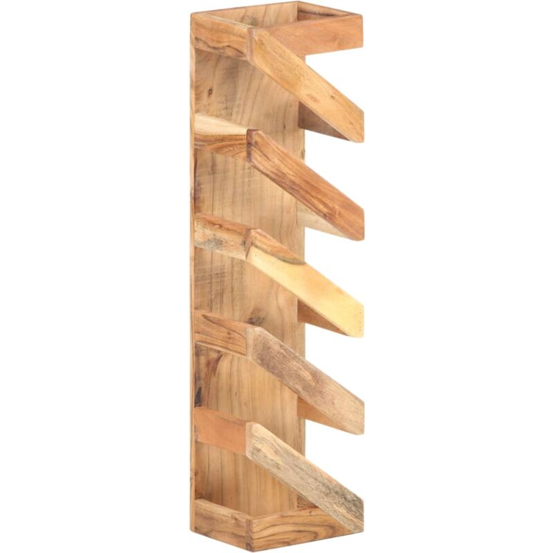 Vidaxl - Wine Rack for 5 Bottles Solid Acacia Wood