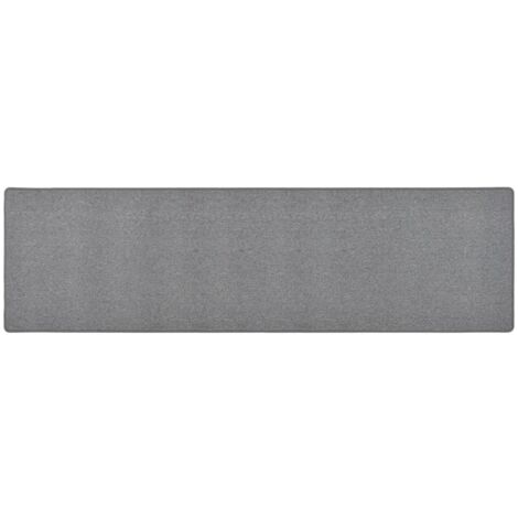 vidaXL Wohnzimmerteppich Dunkelgrau 50x200 cm