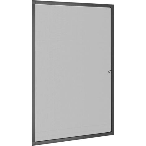 vidaXL Zanzariera per Finestre Antracite 90x120 cm