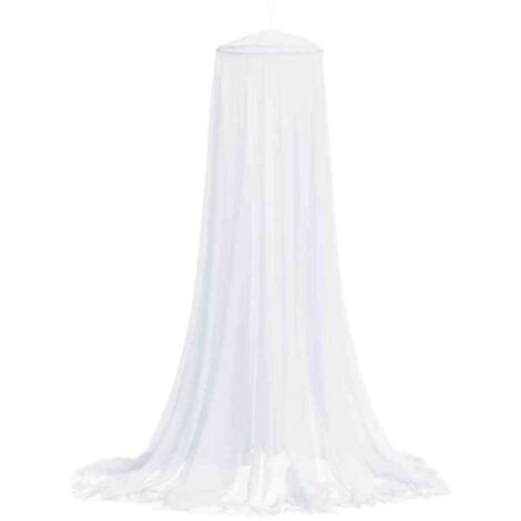 vidaXL Zanzariera per Letto 220 Rete Bianca 56x56x220 cm