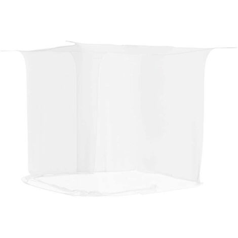 vidaXL Zanzariera Sospesa 156 Rete Bianca 220x100x150 cm