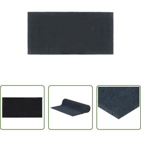 vidaXL Zerbino in fibra di cocco -  Zerbino Grigio Scuro 100x200 cm Fibra di Cocco