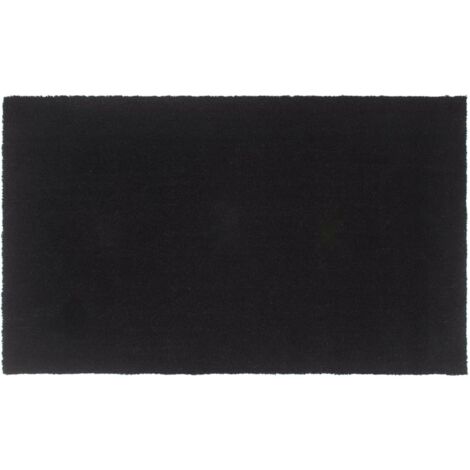 vidaXL Zerbino Nero 90x150 cm Fibra di Cocco