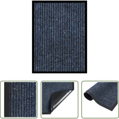 vidaXL Zerbino per ingresso -  Zerbino Striato Blu 40x60 cm