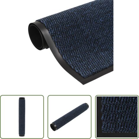 vidaXL Zerbino per ingresso -  Zerbino Trapuntato 60x150 cm Blu
