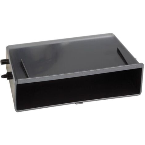 Vide poche autoradio Vp10 compatible avec Support 2Din Version courte - Noir