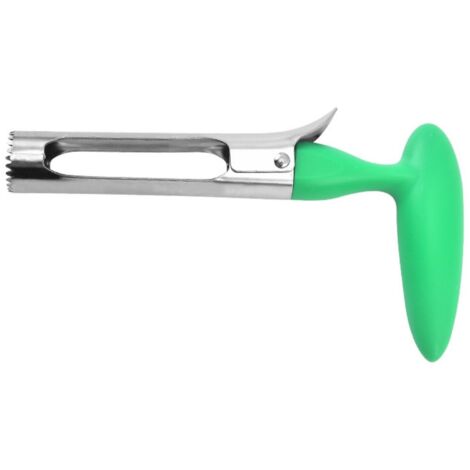 Vide Pomme,Dénoyauteur Professionnel En Acier Inoxydable 18 cm,Éplucheur À Pommes Et Poires Avec Lame Dentelée,Mode Poignée Ergonomique ABS,Multifonctionnel-Idéal Pour Cuisine,Ananas Et Fruits (Vert)