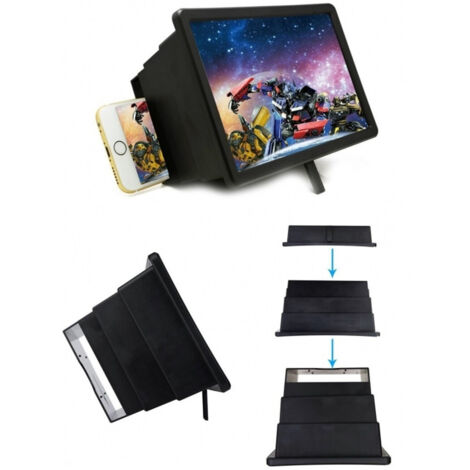 Video Amplifier Box 12" Portable Foldable Smartphone Magnifier