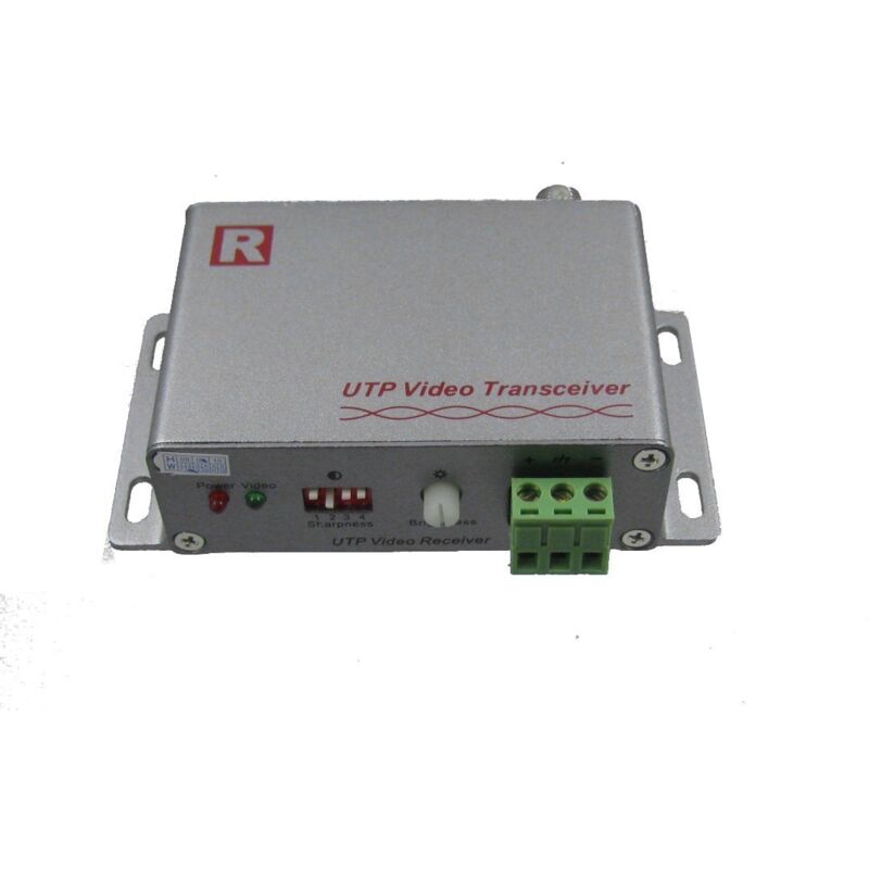 

Video balun activo receptor 1 canal largo alcance Regulación de intensidad de la señal - Jandei