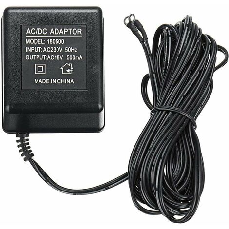 Video Doorbell Power Adapter, Video Doorbell Camera Charger 18V 500mA EU Plug