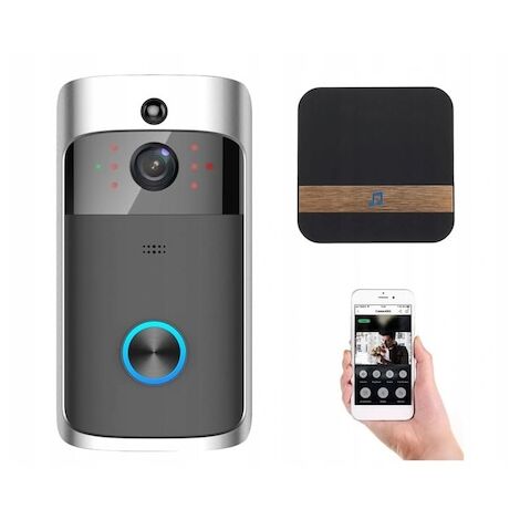 Video Intercom Doorbell, Smart Camera, Wireless, HD 1080P, Motion Detection, Two-Way Talk, App Control, Onshop