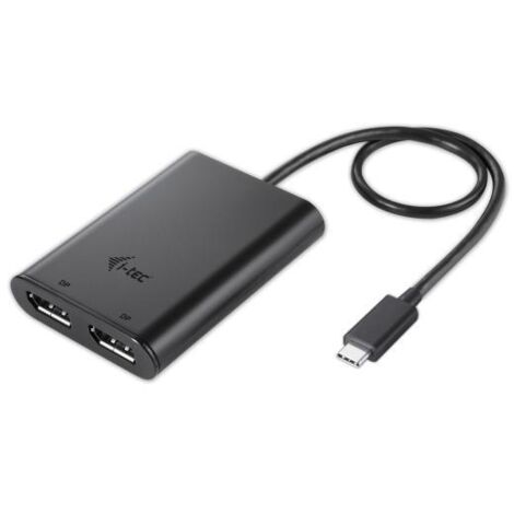 Videoadattatore i-tec C31DUAL4KDP USB-C a doppio DisplayPort 4K Ultra HD (3840x2160) a 30Hz con supporto USB 3.1 Type-C