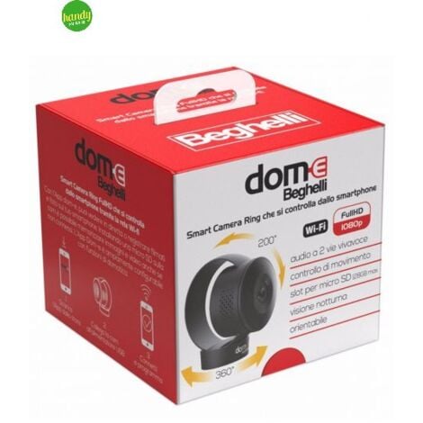 Videocamera di sicurezza per interni ring Beghelli dom-e wi-fi