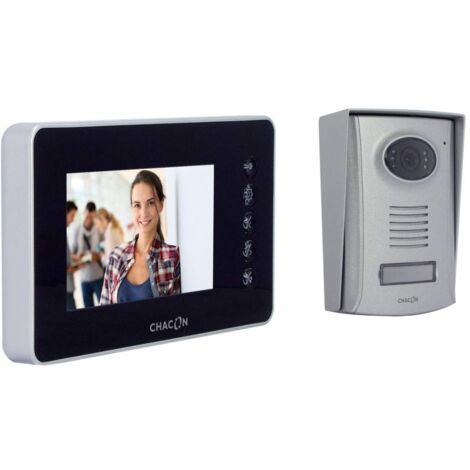 Videocitofono con filo 4,3" - Nero