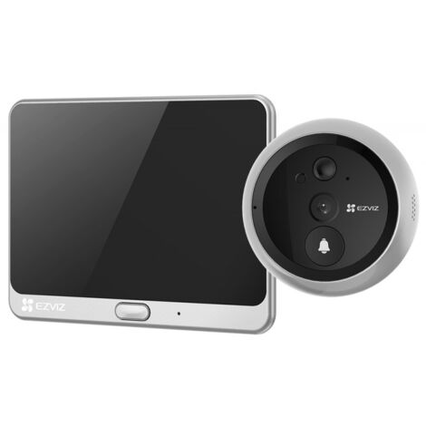 Videocitofono con spioncino ezviz max 2.2w argento - 318500151