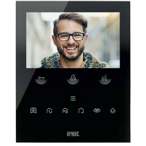 Videocitofono con Wi-Fi VOG5W del sistema 2Voice Nero Urmet 1760/15