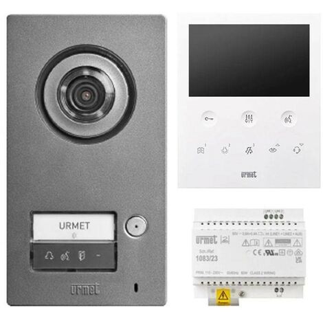 Videocitofono monofamiliare Urmet 1784/781 Vog5 Urmet MIKRA2 e 1 VOG5 2Voice Bianco